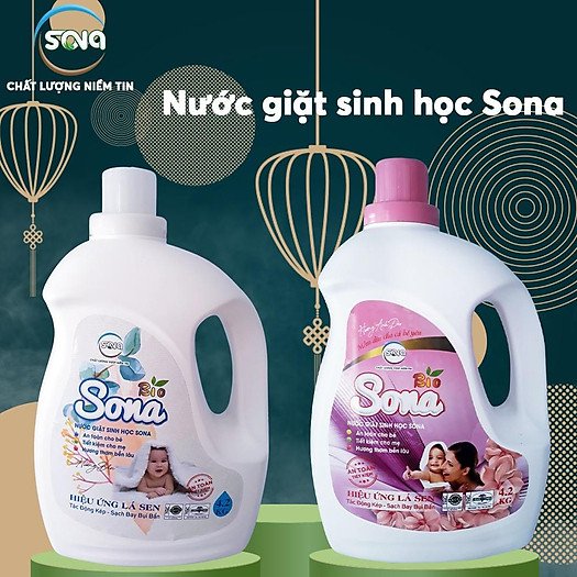 Nước giặt Sona Hương Dịu Nhẹ 3.8L